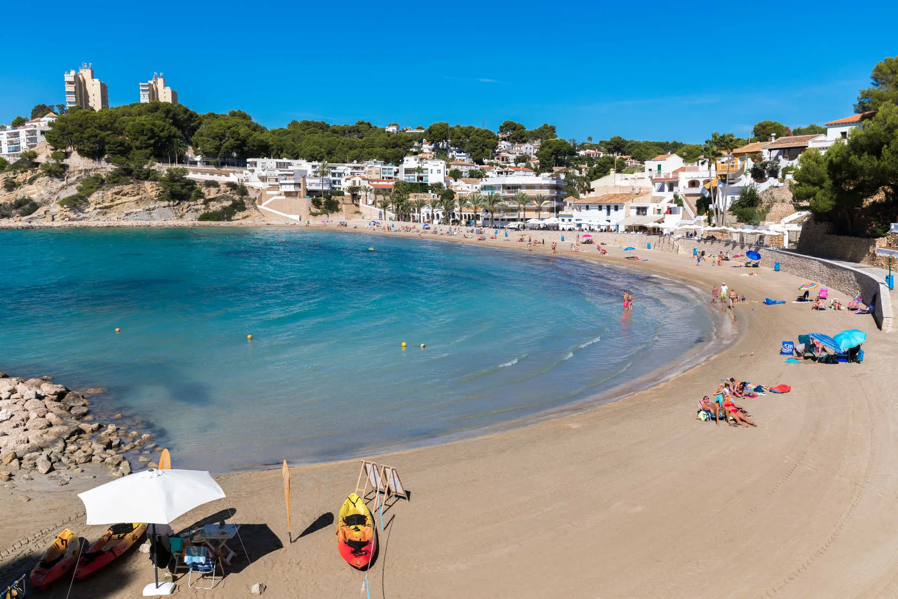 The sandy side of El Portet
